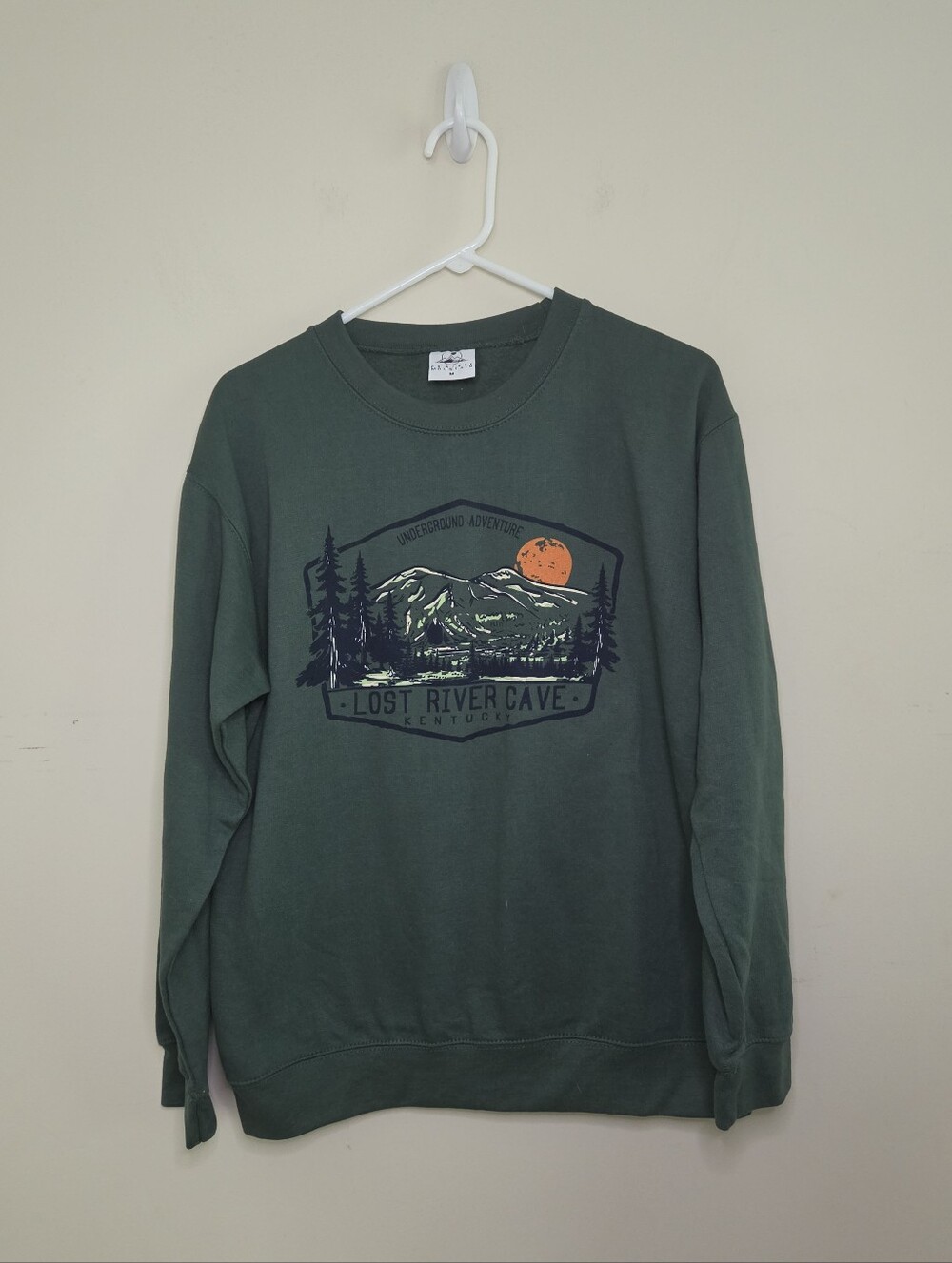 Unisex Prairie Mountain Lost River Cave Kentucky Sweatshirt Sz Medium